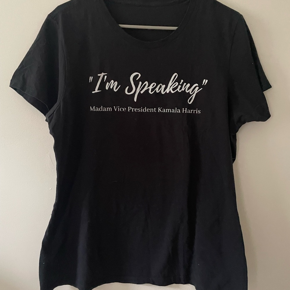 Black "I'm Speaking" T-Shirt